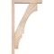 Ekena Millwork Balboa Block Smooth Bracket w/ Offset Brace, Douglas Fir, 3 1/2"W x 16"D x 28"H BKT0402X16X28BOA05SDF - alternate 2